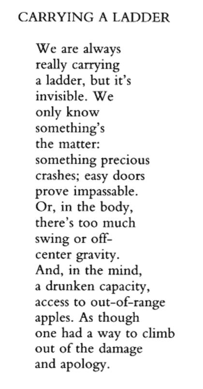 Poem by Kay Ryan